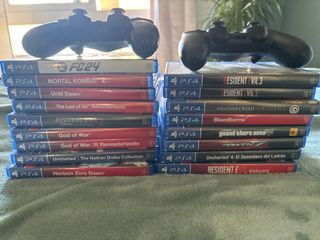 PS4 Slim 1TB + 2 Mandos + 17 Juegos