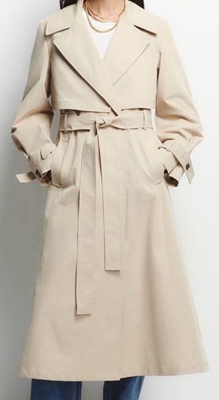 Trench capa cinturón de Sfera