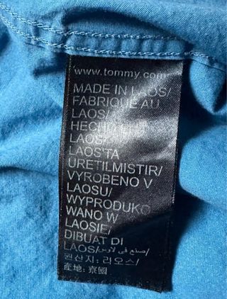 Camisa Tommy Hilfiger Azul