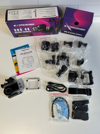 Cámara de Acción Exprotrek UHD 4K Dual Screen