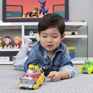 PAW Patrol Mighty Pups Marshall Delux Caricato con Luci e Suoni