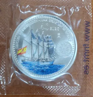 Moneda Plata España 2025 valor facial 40€