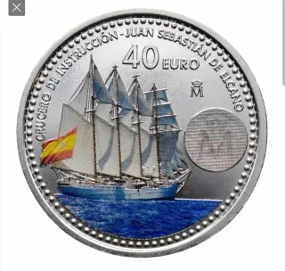 Moneda Plata España 2025 valor facial 40€