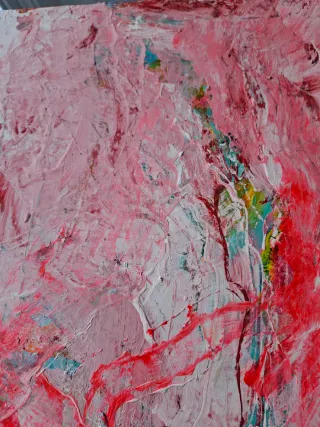 Cuadro Abstracto 100x70cm Multicolor