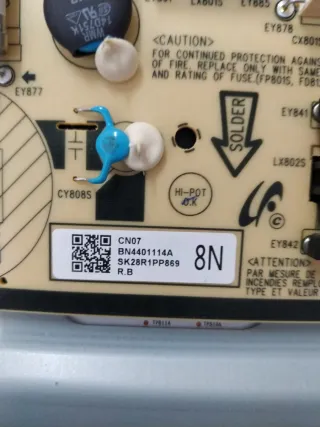 Despiece TV QE50QN93AATXXC