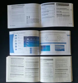 Caja y manuales PSP 3004 Mystic Silver