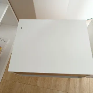 2 Mesitas de Noche Modernas Patas Madera