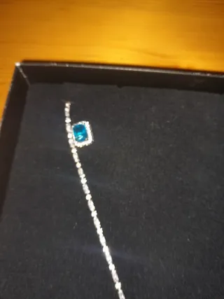 Conjunto Collar y Pendientes Azules