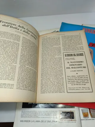 9 Riviste il Borghese anni 60