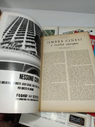 9 Riviste il Borghese anni 60