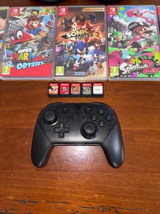 Nintendo Switch + 5 Juegos
