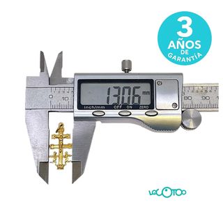 Colgante Oro 18K Cruz con Ángeles