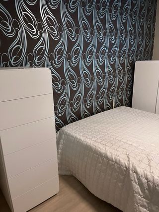 Dormitorio completo blanco