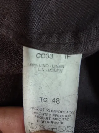 Giacca uomo Conbipel puro lino Tg 48
