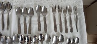 Cubierto acero inox - unidad 0,50€