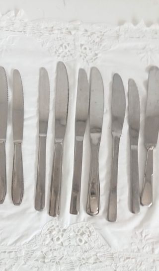 Cubierto acero inox - unidad 0,50€