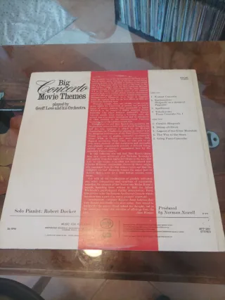 Vinilo Big Concerto Movie Themes