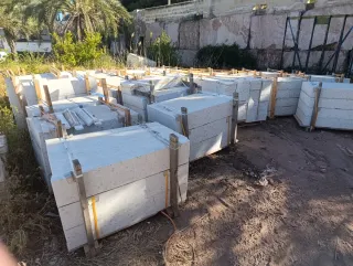 Láminas de terrazo blanco