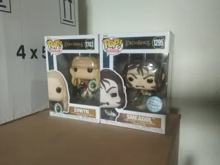 Funko Pop! Lord of the Rings Eowyn y Smeagol PACK