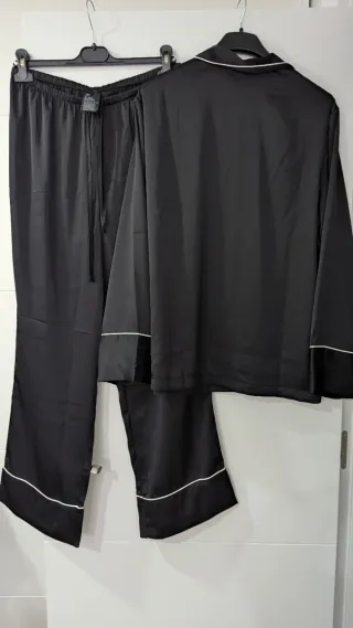 Pijama H&M Negro Satén o Pijama H&M rosa encaje