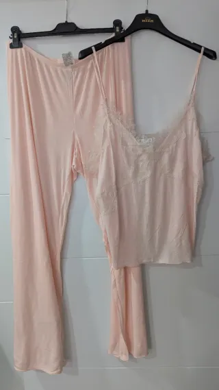 Pijama H&M Negro Satén o Pijama H&M rosa encaje
