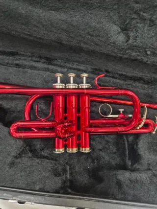 Trompeta HERALDO Sib 3 pistones Roja