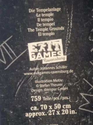 PUZZLES:EDUCA/WILDLIFE/RAVENSBURGER ESCAPE PUZZLE