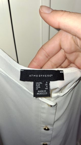 Blusa hombros descubiertos talla S