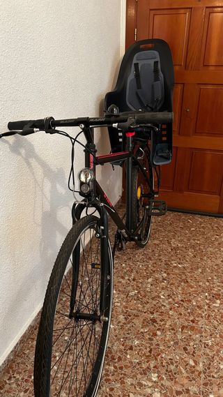 Bicicleta Hombre con Silla Bebé
