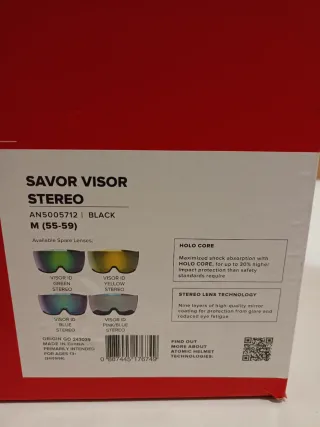 Casco Esquí Snow Atomic Savor Visor Stereo Talla M