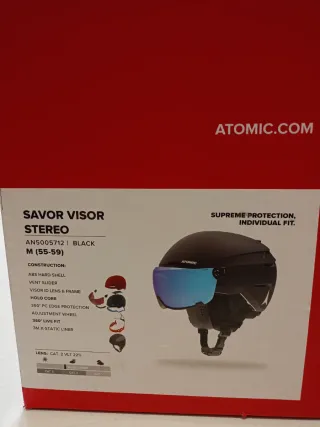 Casco Esquí Snow Atomic Savor Visor Stereo Talla M