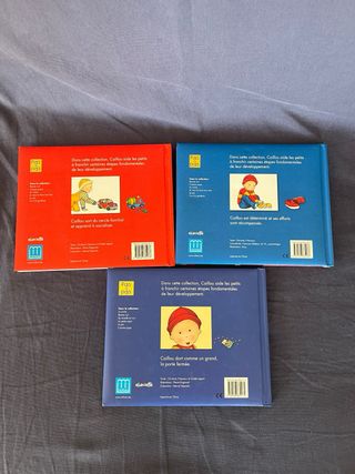 Lote de 3 libros Caillou