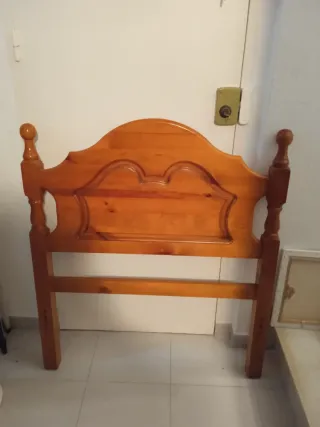 Cabecero de madera 90 cm