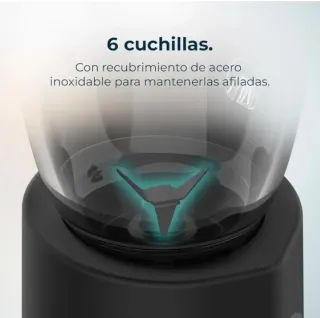 Batidora de vaso cecotec power black titanium 2300