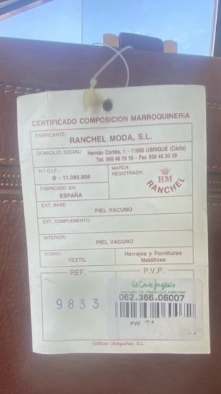 Maletín Piel RM Ranchel Nuevo