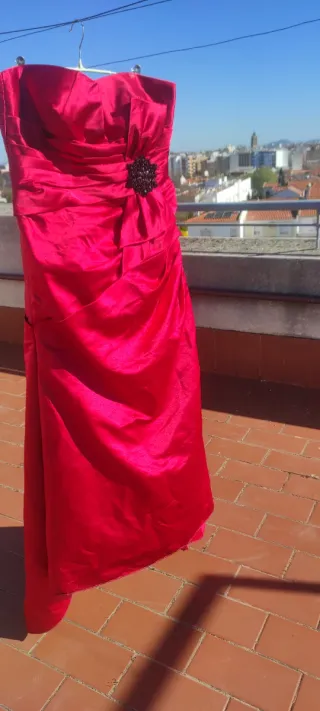 Vestido Pronovias Rojo Fiesta/Boda Talla L