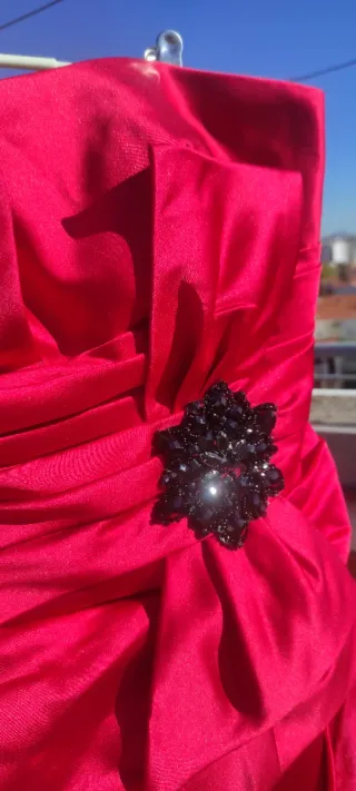 Vestido Pronovias Rojo Fiesta/Boda Talla L