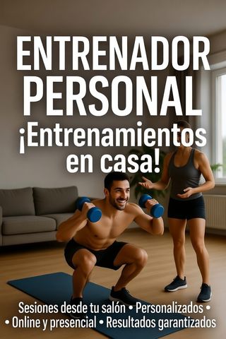 Entrenador personal online, rutinas adaptadas.