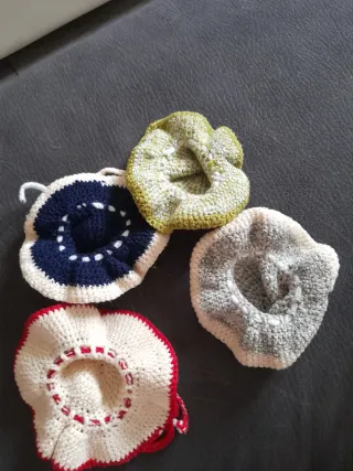 Presine cucina uncinetto multicolor fatte a mano