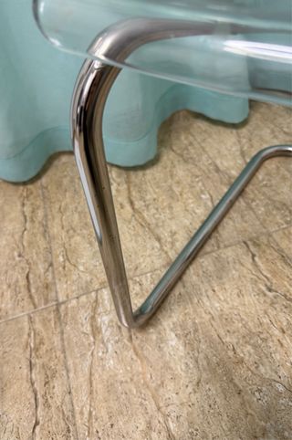 Silla Tobias Ikea Transparente y Metal