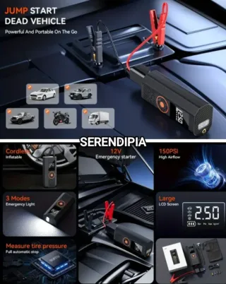 3 ARRANCADORES COMPRESORES PARA COCHE.