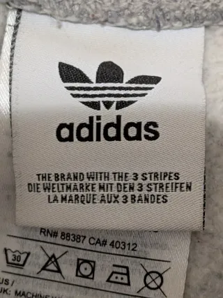 Pantaloni tuta Adidas grigi 11/12 anni