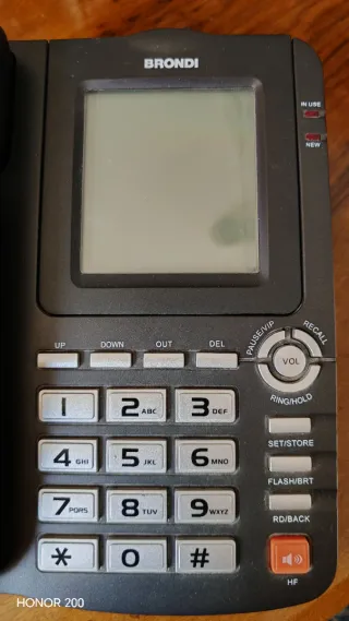 Telefono fisso Brondi nero