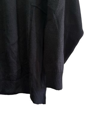 Jersey Lacoste Vintage Clásico Negro 90s