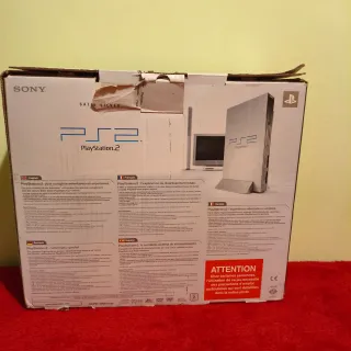 Ps2 Fat Silver con scatola e controller