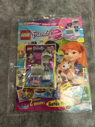 Revista LEGO Friends + Clínica Veterinaria + Gato