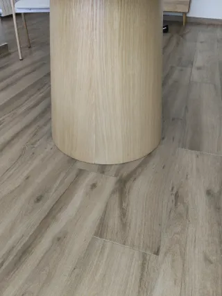 Mesa redonda roble 120cm