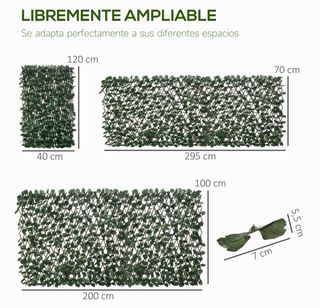 Valla Enrejado Expandible 2 Piezas