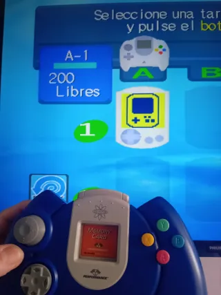 Tarjeta Memoria Sega Dreamcast Visual Memory