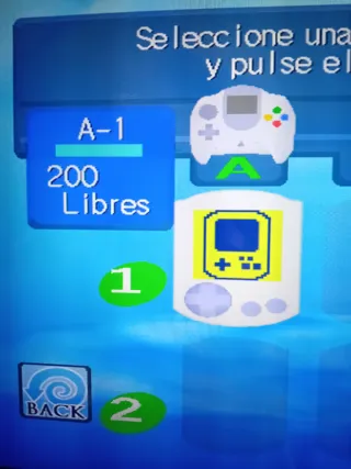 Tarjeta Memoria Sega Dreamcast Visual Memory